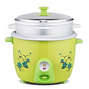 1.8L Rice Cooker With Steam Traymer Drum Rice Cooker